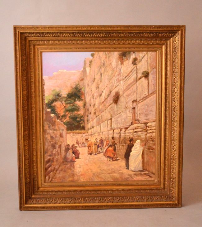 Pierre Guillaume (Dutch, b. 1954) The Western Wall, oil (1 of 4)