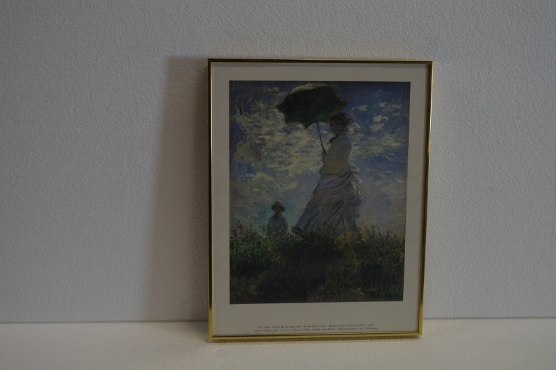 "Woman with a Parasol": Monet - "Woman with a Parasol" - 14 x 12