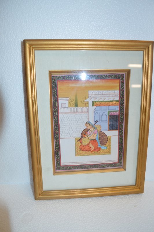 Gold Framed Painting: Small Gold Framed Painting - 11 x 8