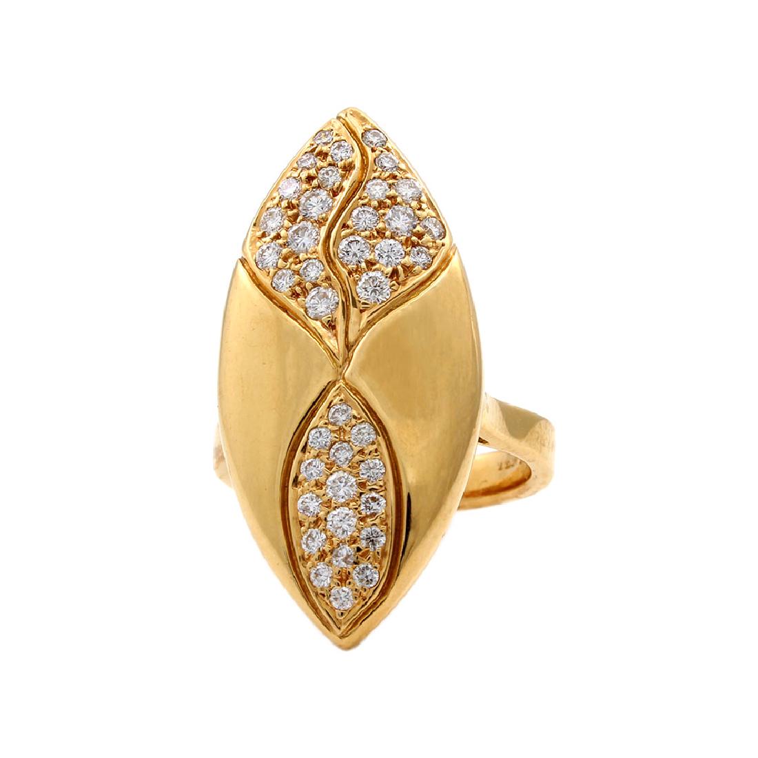 Tenthio Diamond 18K Rose Gold Ring (1 of 4)