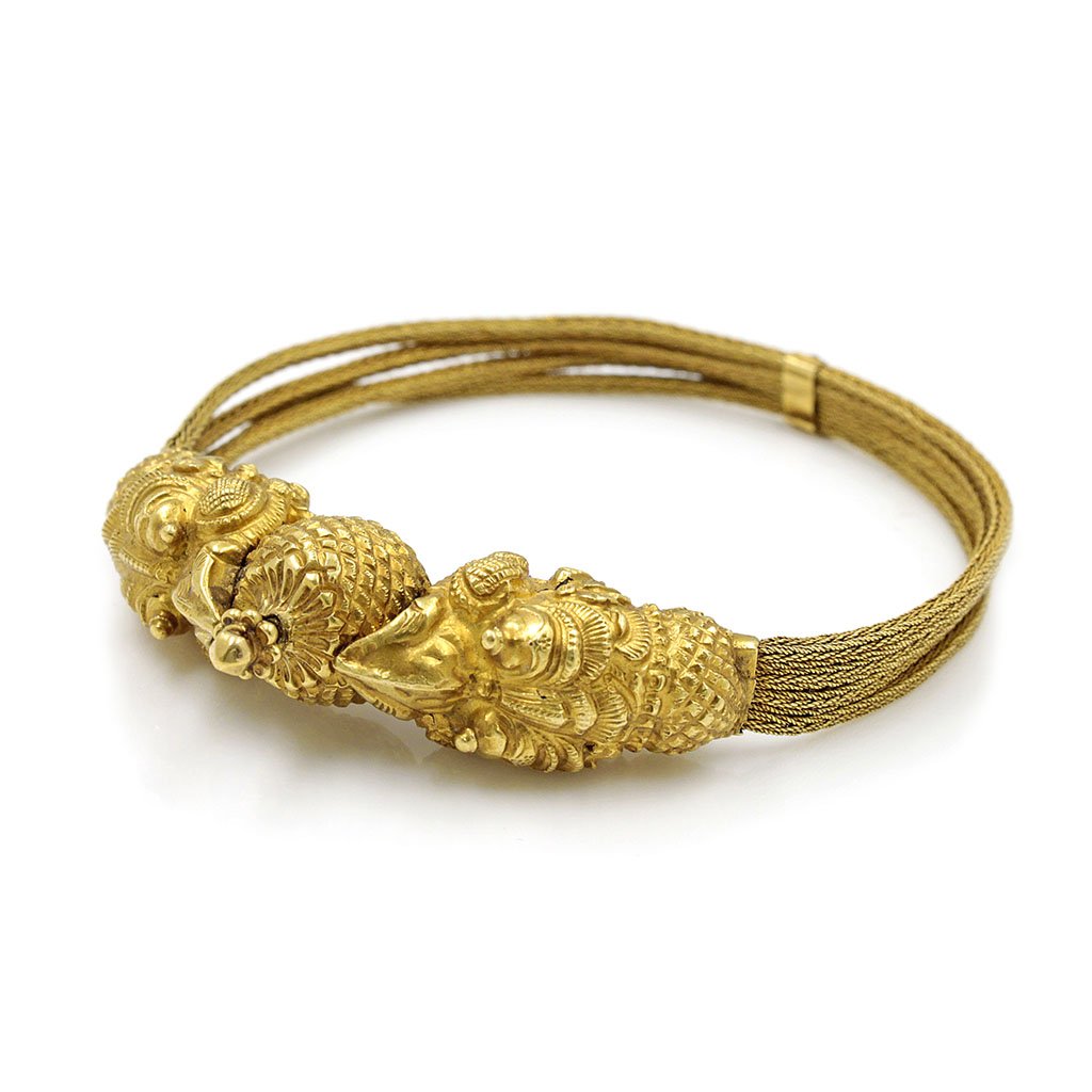 Victorian 18k Gold Eagle's Head Motif Bracelet (1 of 5)