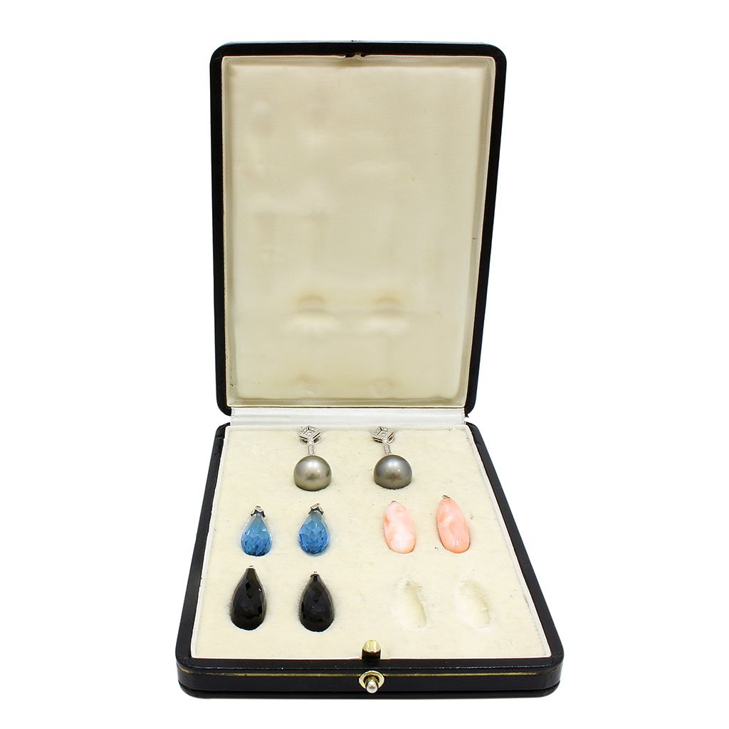 Set of 4 Interchangeable Drop Earrings (1 of 9)
