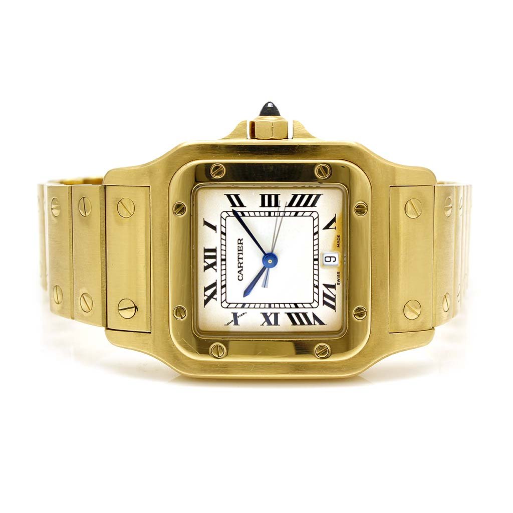 Cartier Santos 18K Yellow Gold Watch (1 of 4)