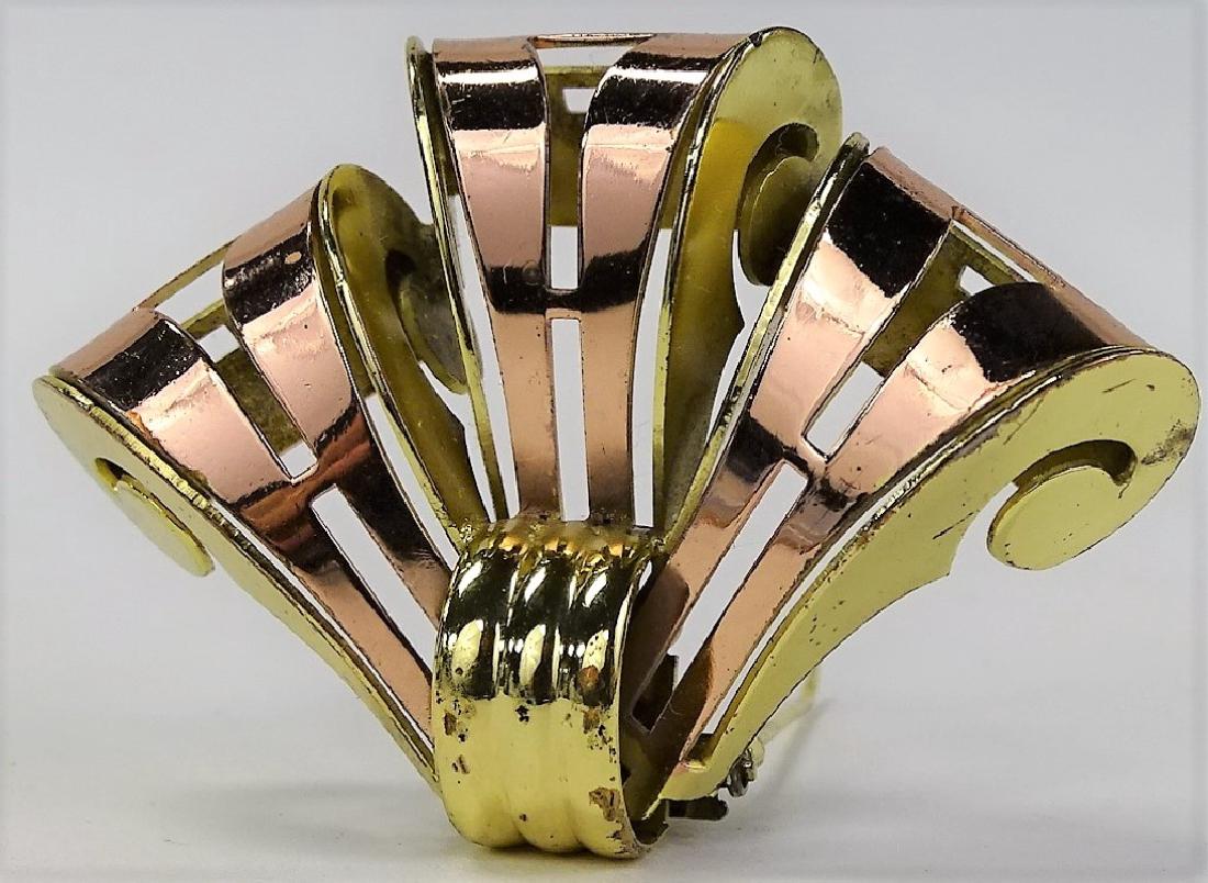 RARE LG MONET STERLING FUR CLIP (1 of 2)