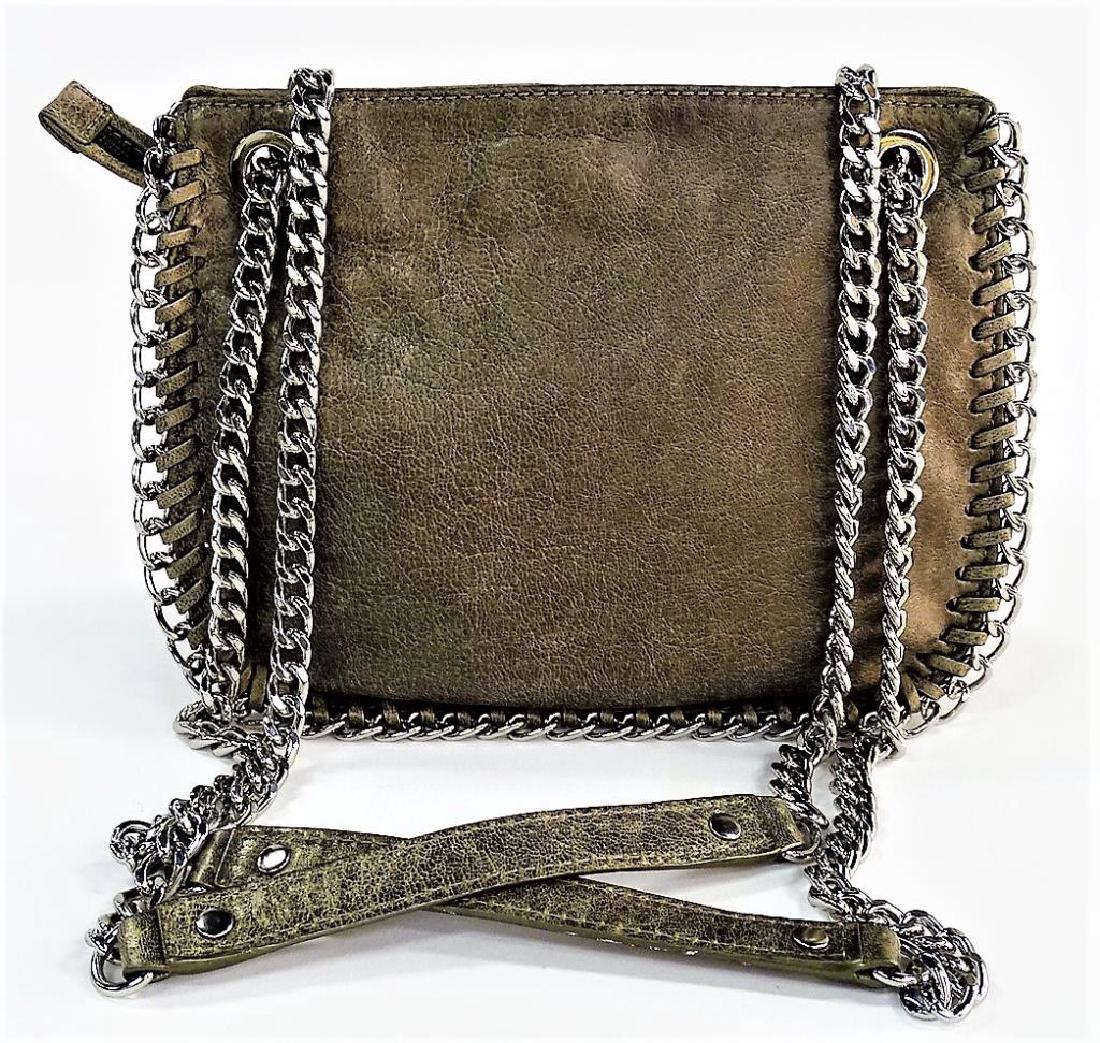 MICHAEL KORS 'CHELSEA' NICKEL LEATHER HANDBAG (1 of 4)