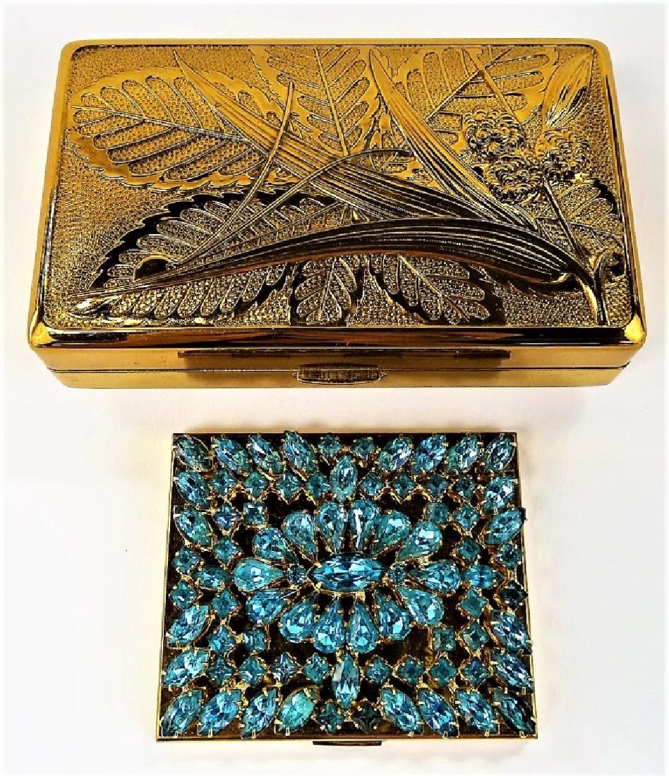 2PC LOT OF VTG ELGIN ITEMS MINAUDIERE & COMPACT (1 of 3)