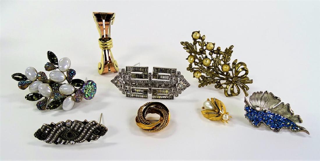 LARGE LOT OF COSTUME PINS (1 of 1)