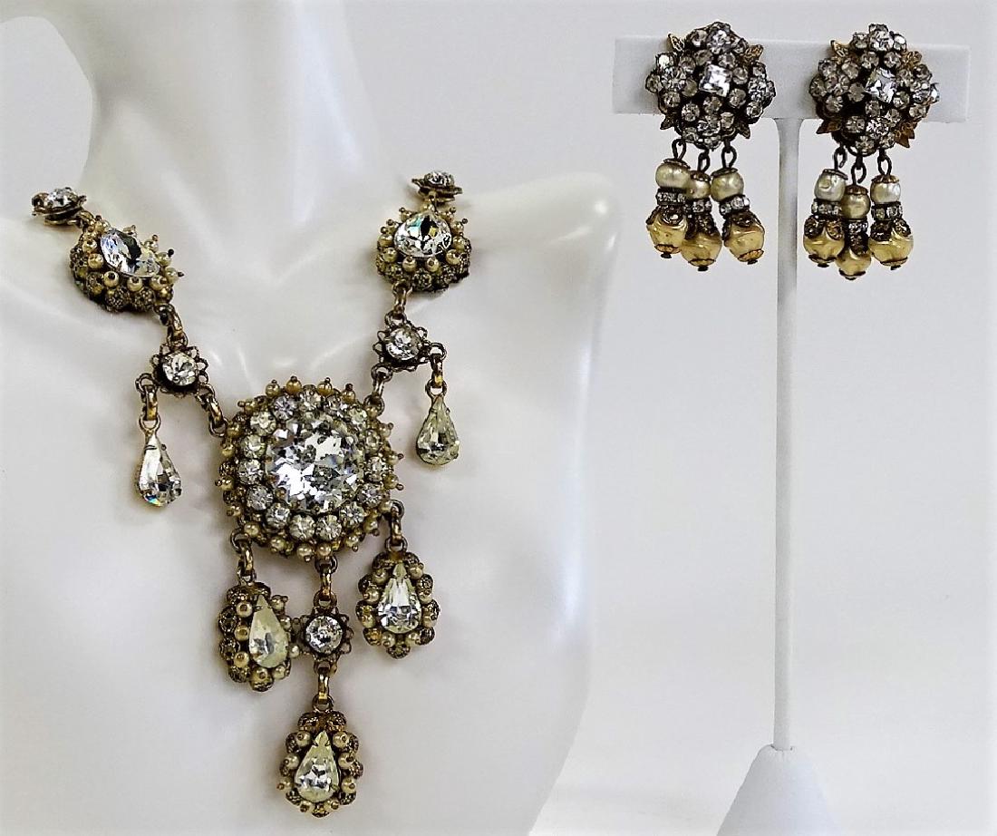 VINTAGE KRAMER GLD TN W/ RHINESTONE SUITE (1 of 2)