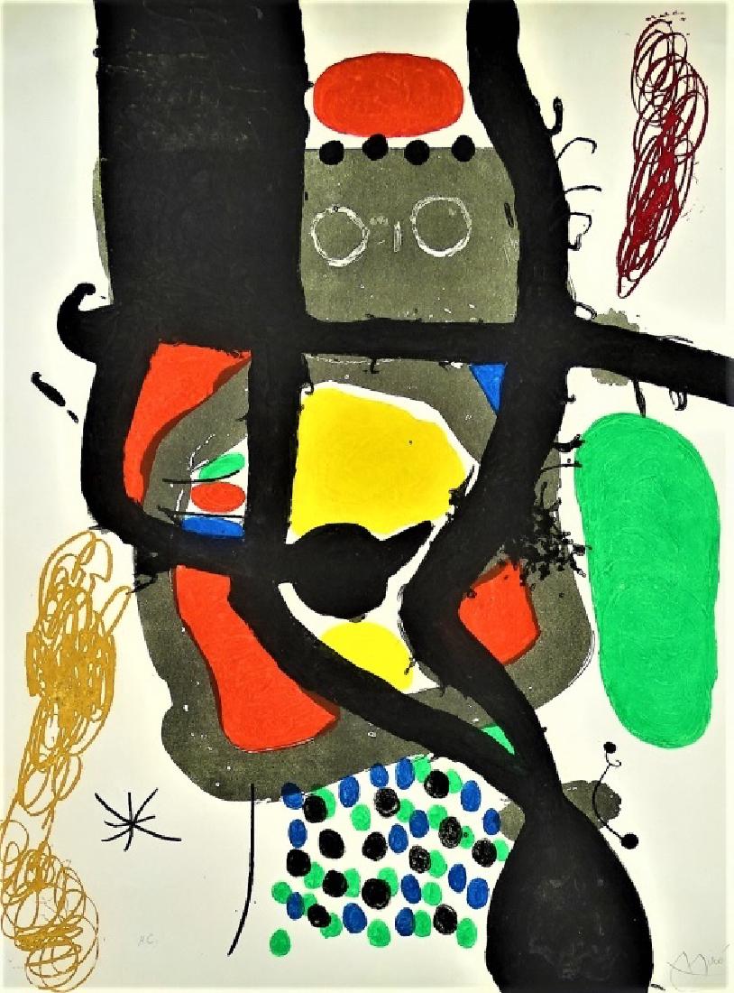 JOAN MIRO 'LE CASSIER' AQUATINT ETCHING SIGNED (1 of 7)