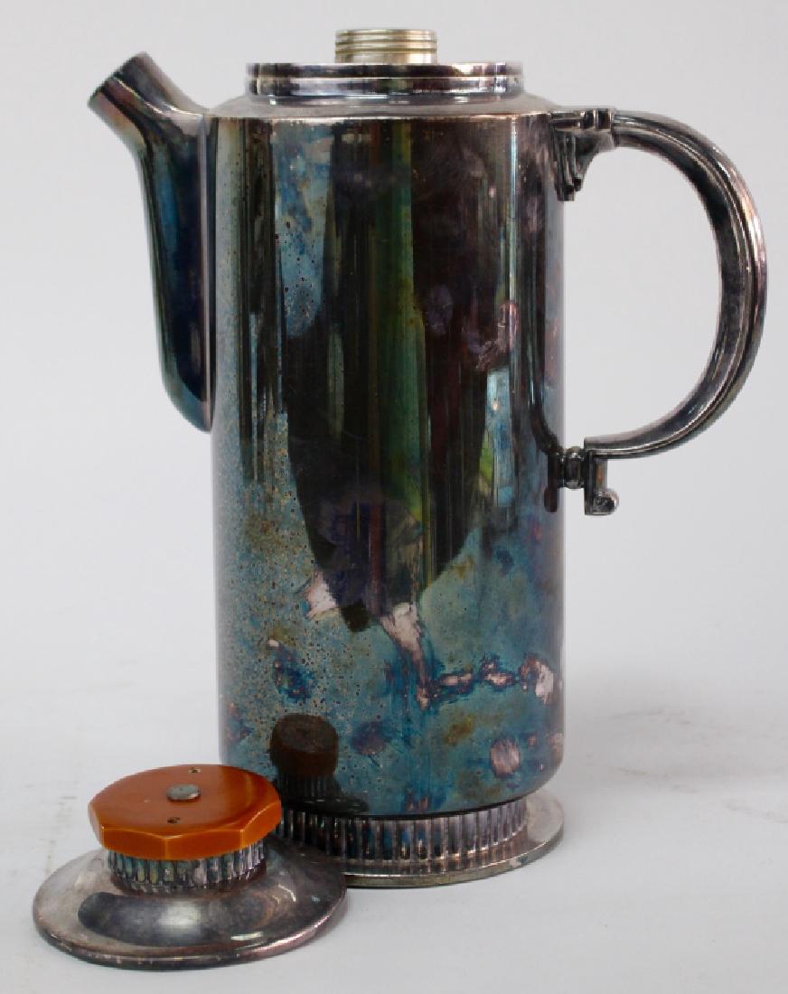 VINTAGE AMERICAN CHROME COCKTAIL PITCHER (1 of 3)