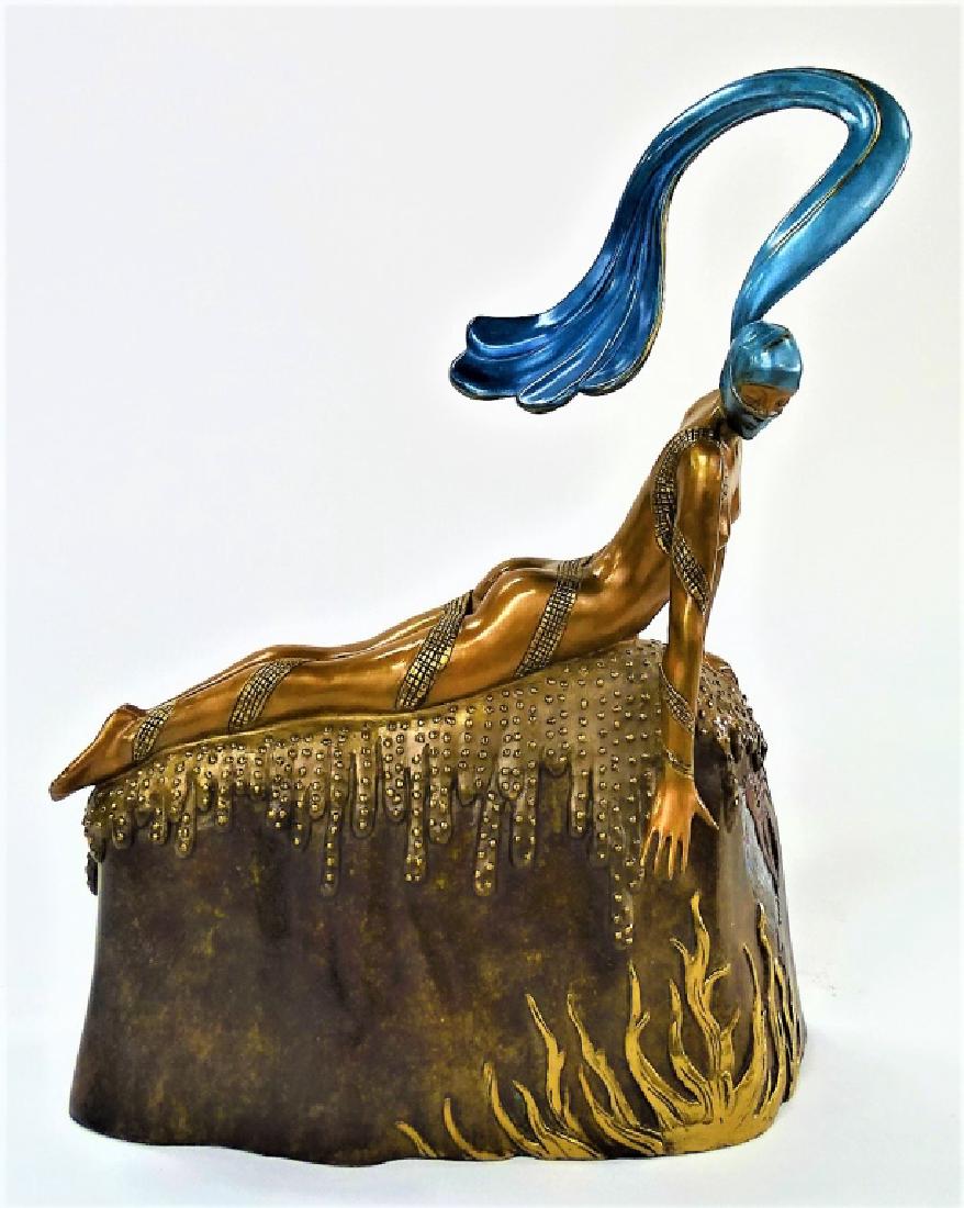 ERTE BRONZE SCULPTURE - FRENCH ROOSTER 306/375 (1 of 7)