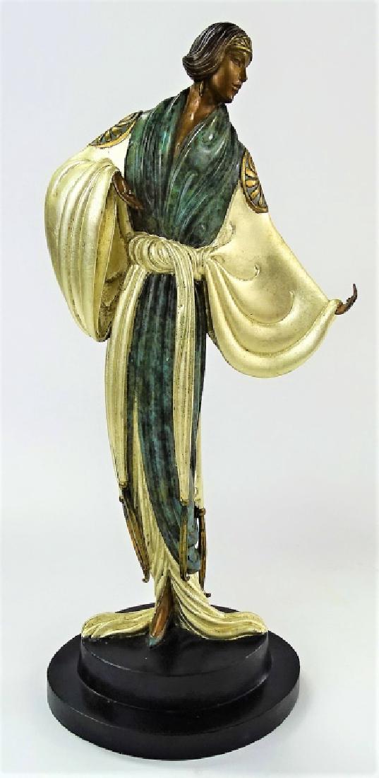 ERTE BRONZE SCULPTURE - BELLE DE NUIT 45/375 (1 of 6)