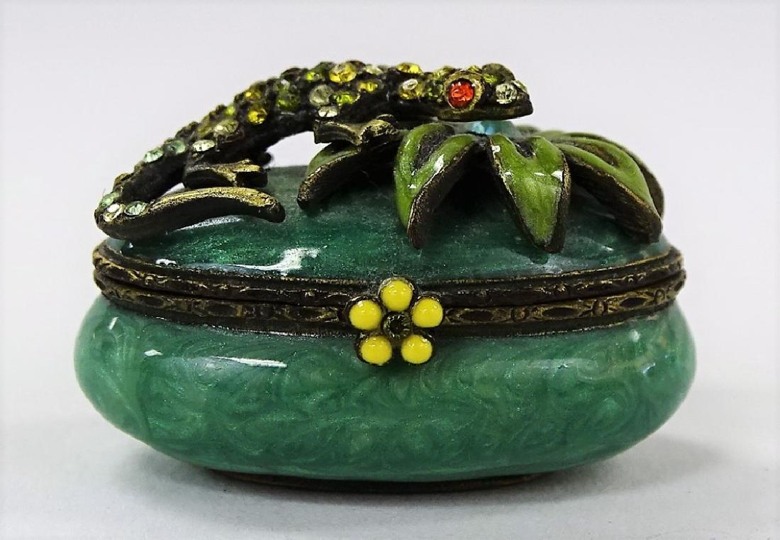 JAY STRONGWATER ENAMEL W/ RHINESTONE CLOISONNE (1 of 3)