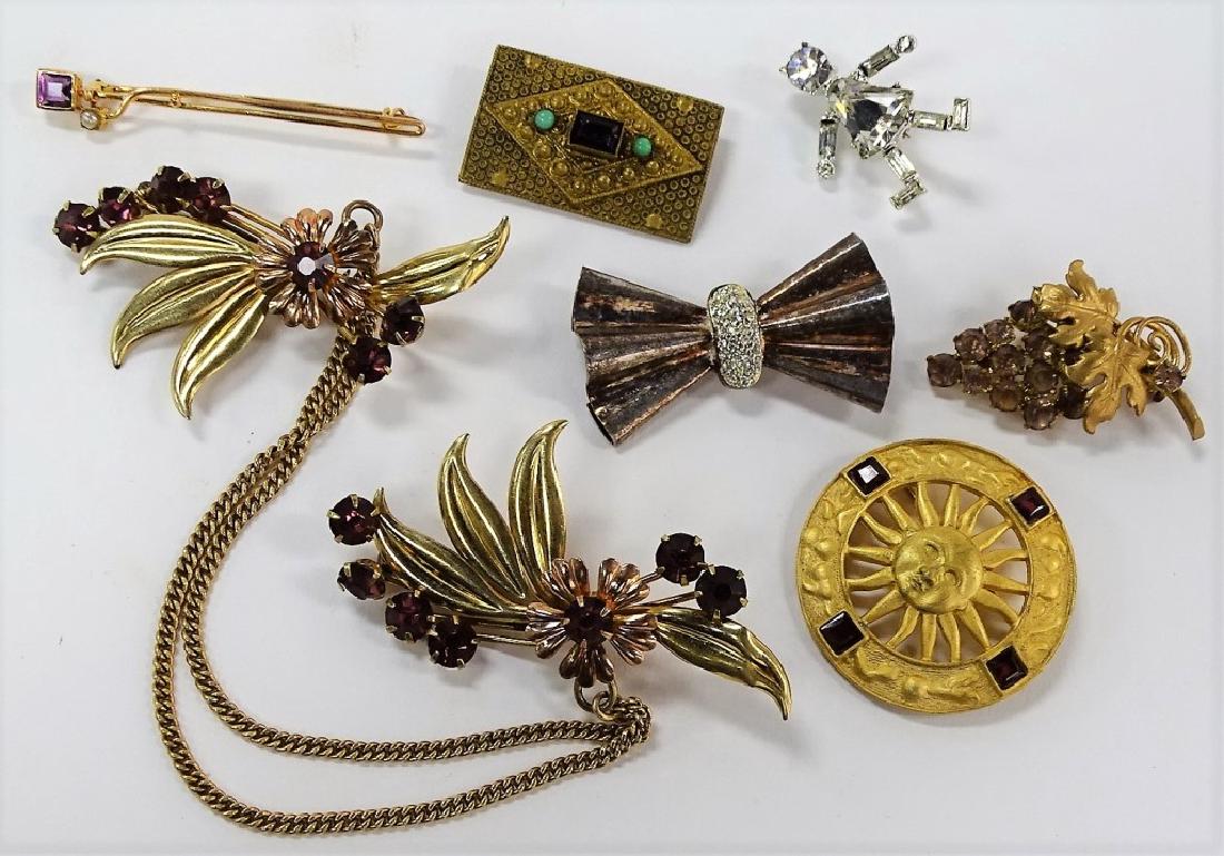 LARGE LOT OF COSTUME PINS (1 of 1)