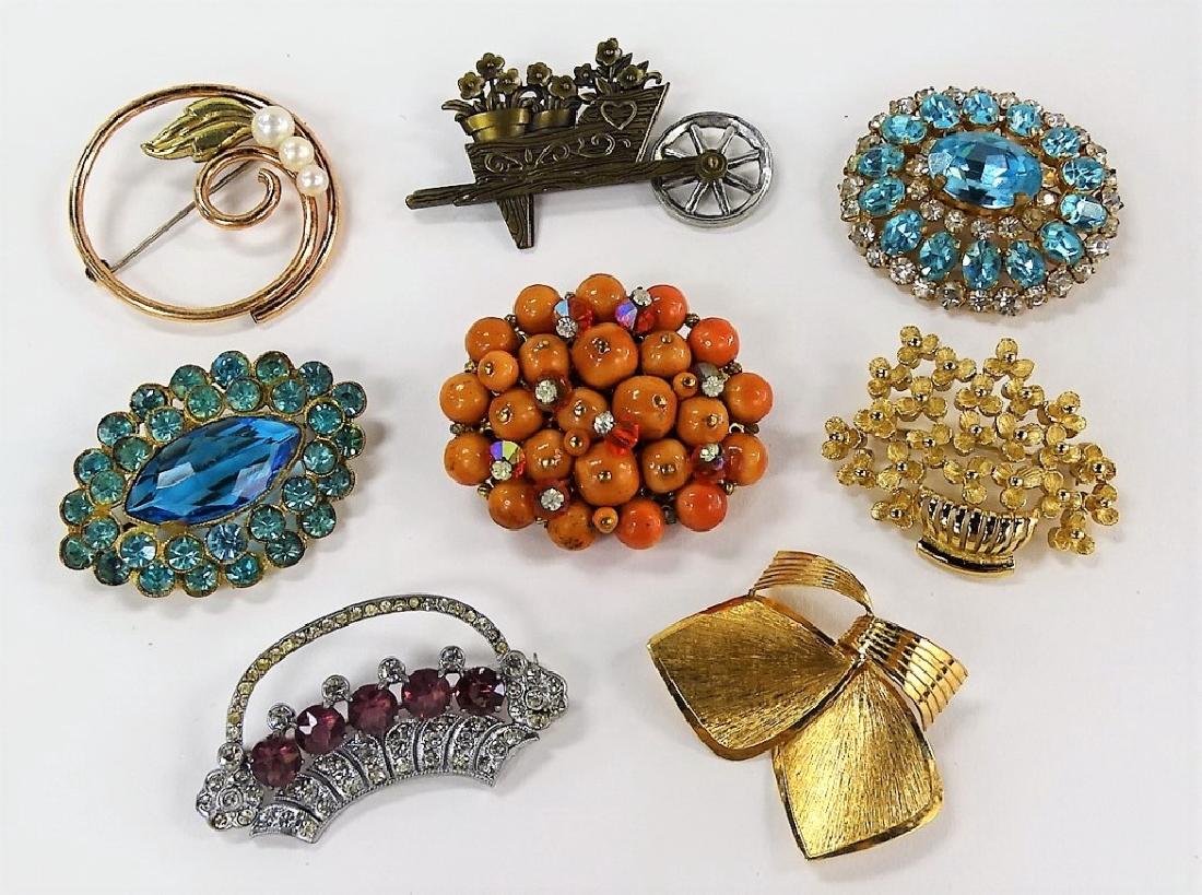 LARGE LOT OF COSTUME PINS (1 of 1)