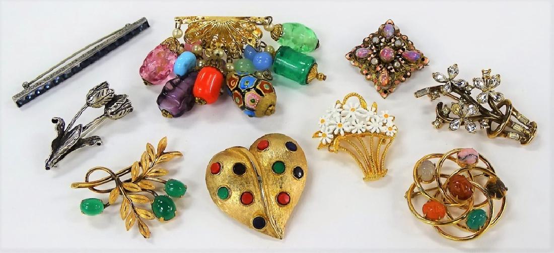 LARGE LOT OF COSTUME PINS (1 of 1)