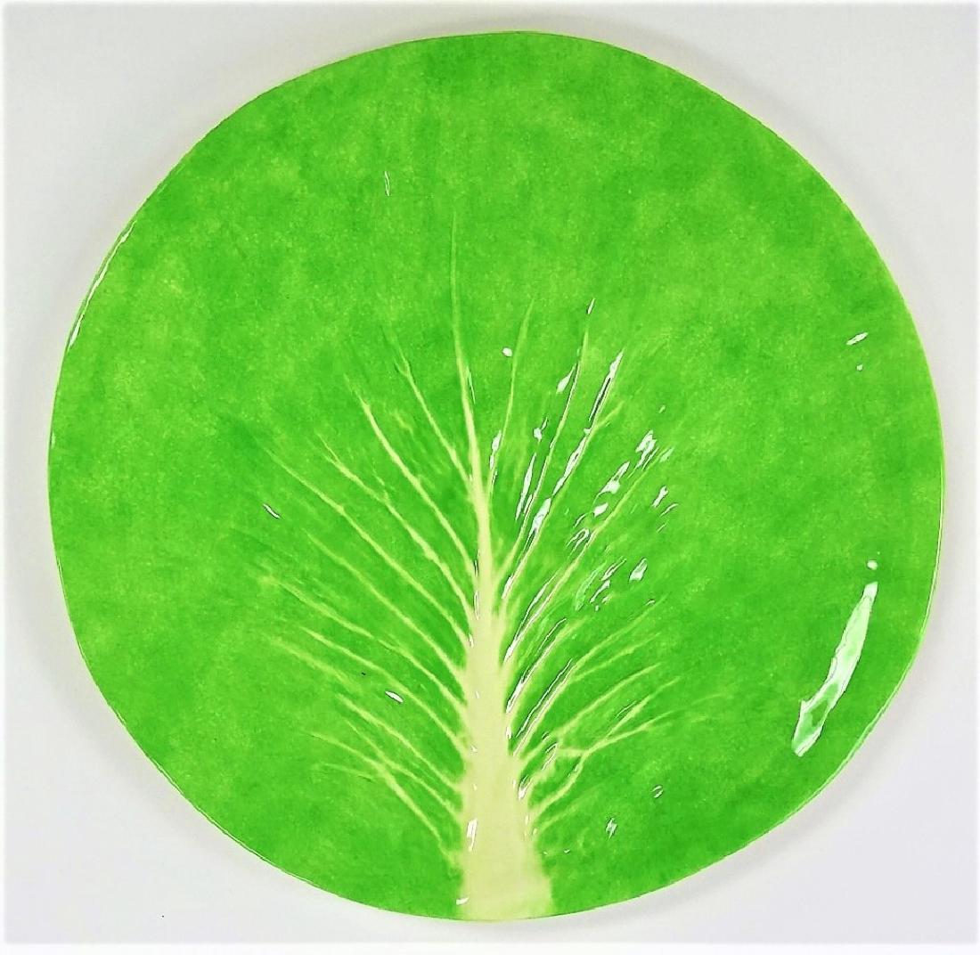 RARE DODIE THAYER LETTUCE WARE CHARGER (1 of 3)