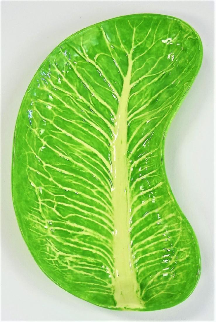 RARE DODIE THAYER LETTUCE WARE SALAD LEAF DISH (1 of 3)