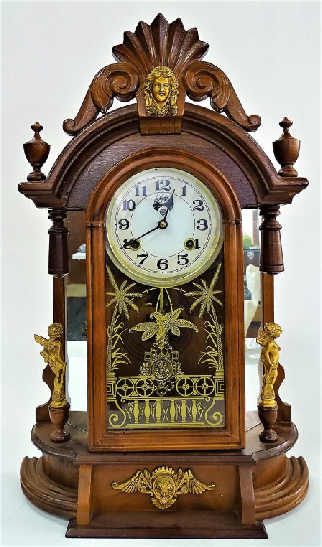 VINTAGE REPRODUCTION ANSONIA STYLE SHELF CLOCK Apr 17, 2017 Auction