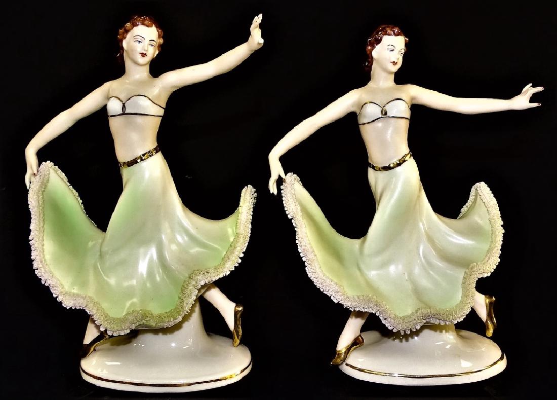 PR DRESDEN PORCELAIN FIGURINE OF A SPANISH DANCER (1 of 3)