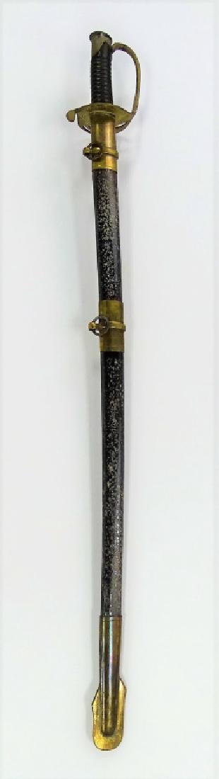 CONFEDERATE CAVARLY OFFICERS SWORD W/SHEATH (1 of 4)