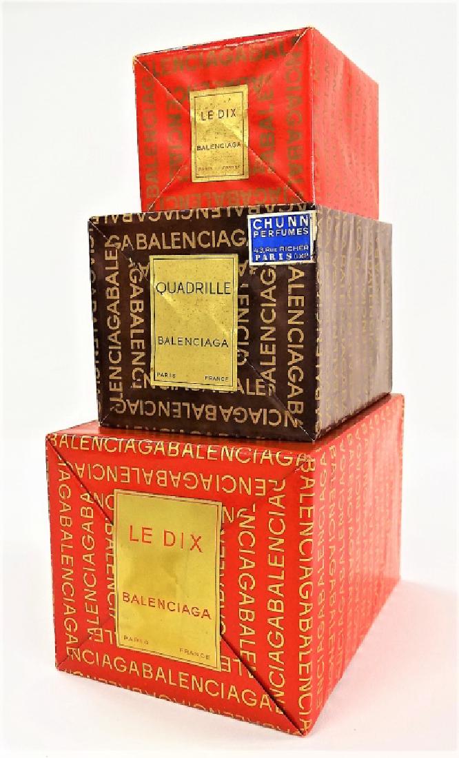 3 VINTAGE BALENCIAGA PERFUME BOTTLES SEALED (1 of 3)