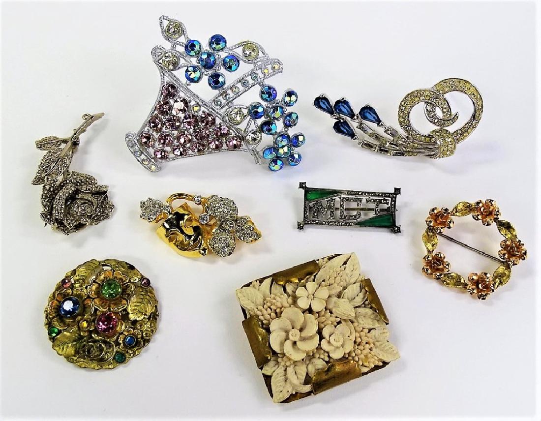 LARGE LOT OF COSTUME PINS (1 of 1)