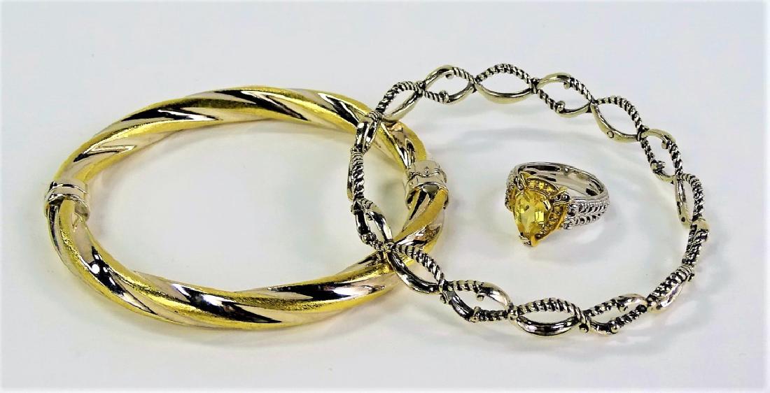 3PC LOT OF VINTAGE STERLING SILVER JEWELRY (1 of 2)