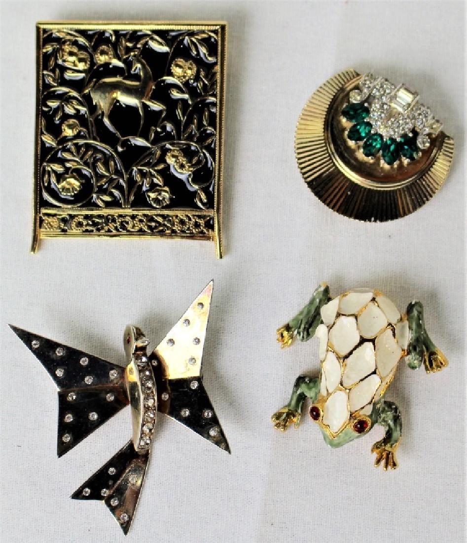 LOT OF EXQUISITE COSTUME PINS (1 of 1)