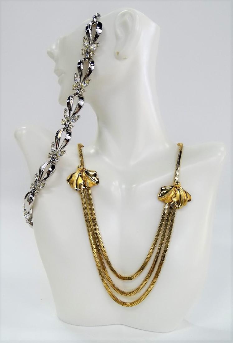 INTRIGUING DUO OF SIGNED COSTUME NECKLACES (1 of 1)