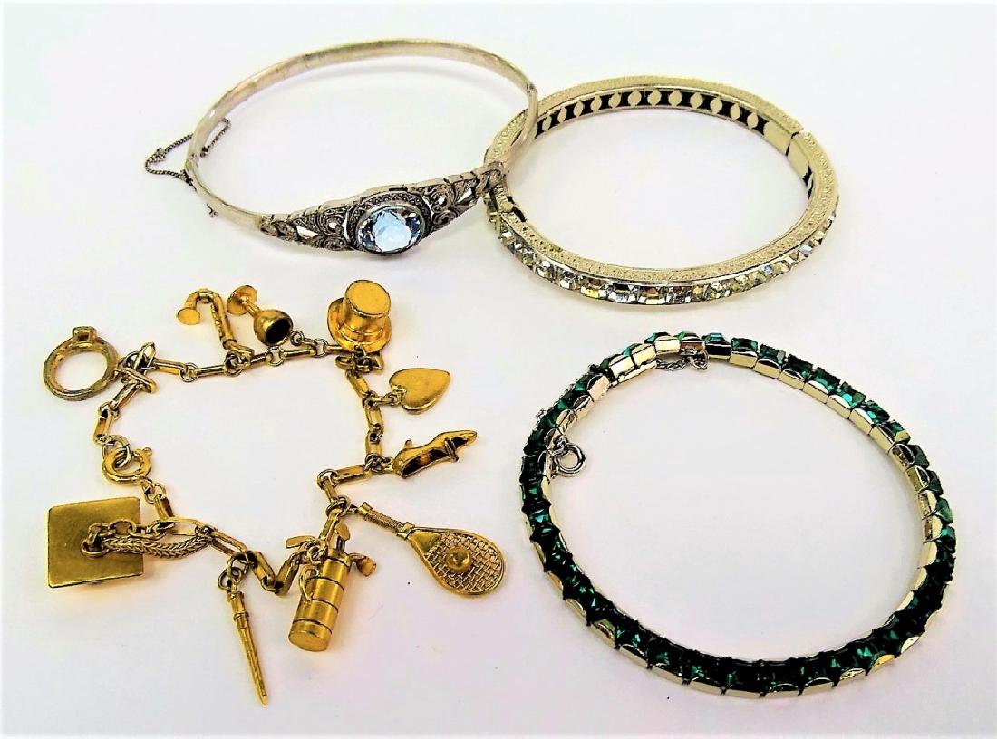 EXCITING LOT OF COSTUME BRACELETS & BANGLES (1 of 1)