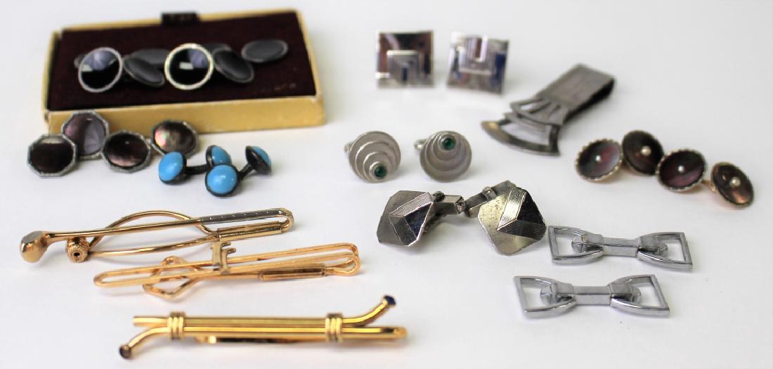 VINTAGE LOT OF COSTUME CUFF LINKS INC SWANK (1 of 1)