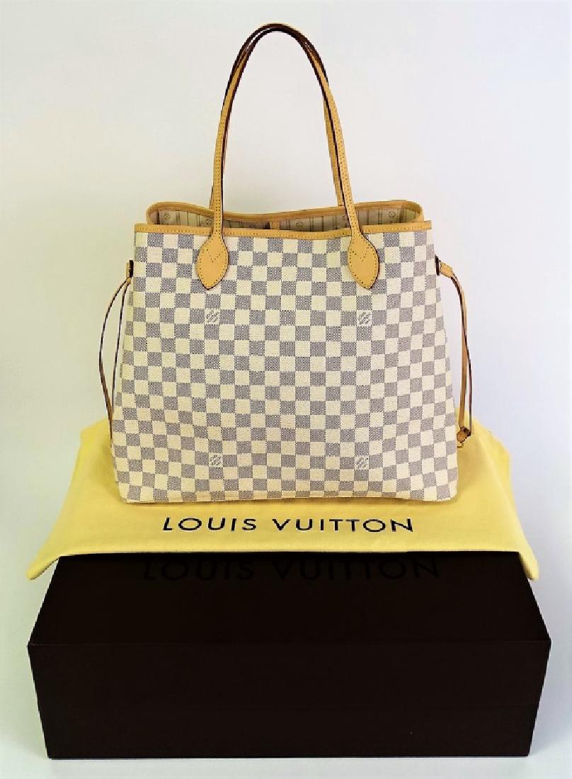 LOUIS VUITTON NEVERFULL GM DAMIER - AZUR (1 of 10)
