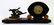 ART DECO FRENCH MARBLE CLOCK WITH BRONZE BIRDS - 2