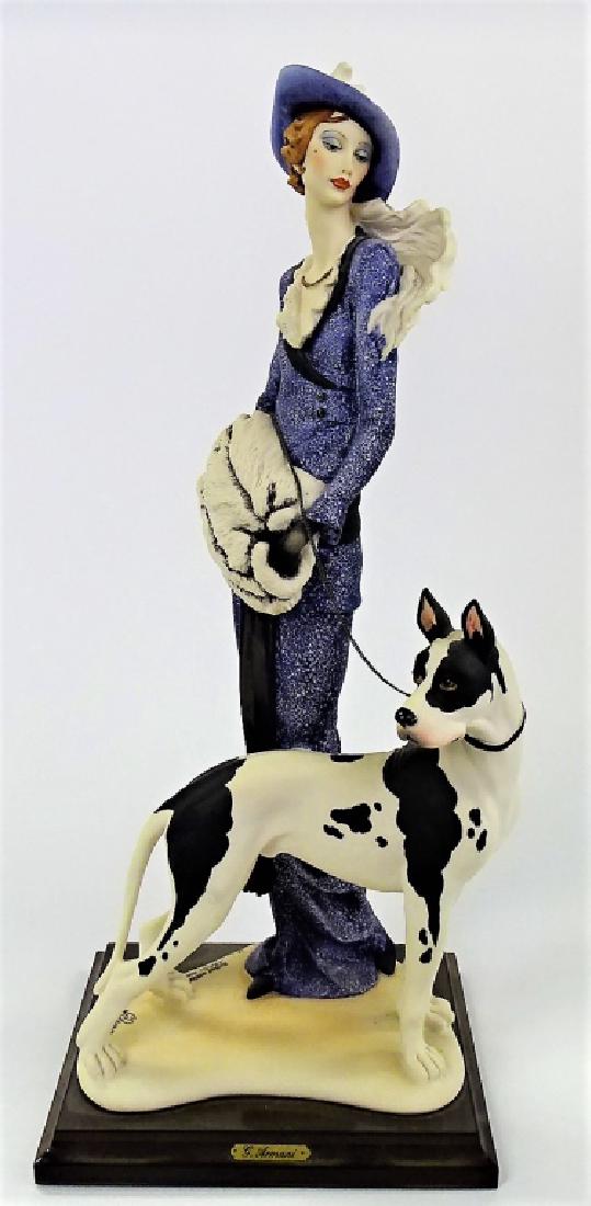 GUISEPPE ARMANI TITLED "LADY WITH GREAT DANE" (1 of 2)