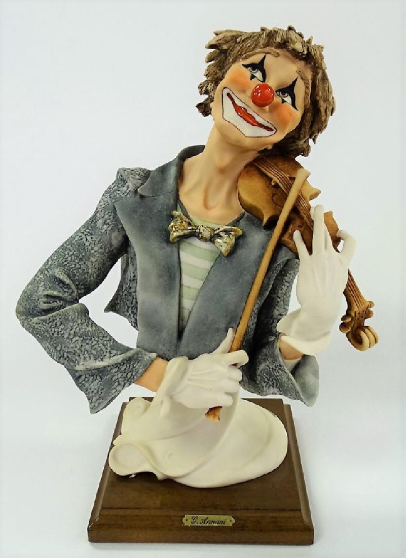 GUISEPPE ARMANI TITLED "BUST OF CLOWN" FIGURINE (1 of 2)