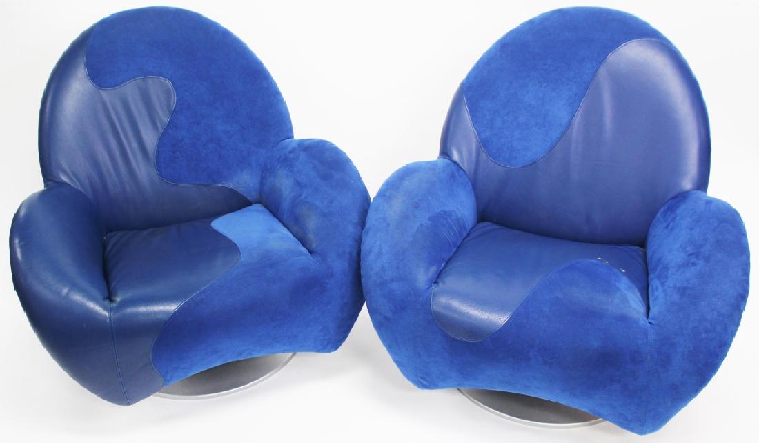 PAIR OF LEOLUX POSADA ARMCHAIRS (1 of 2)