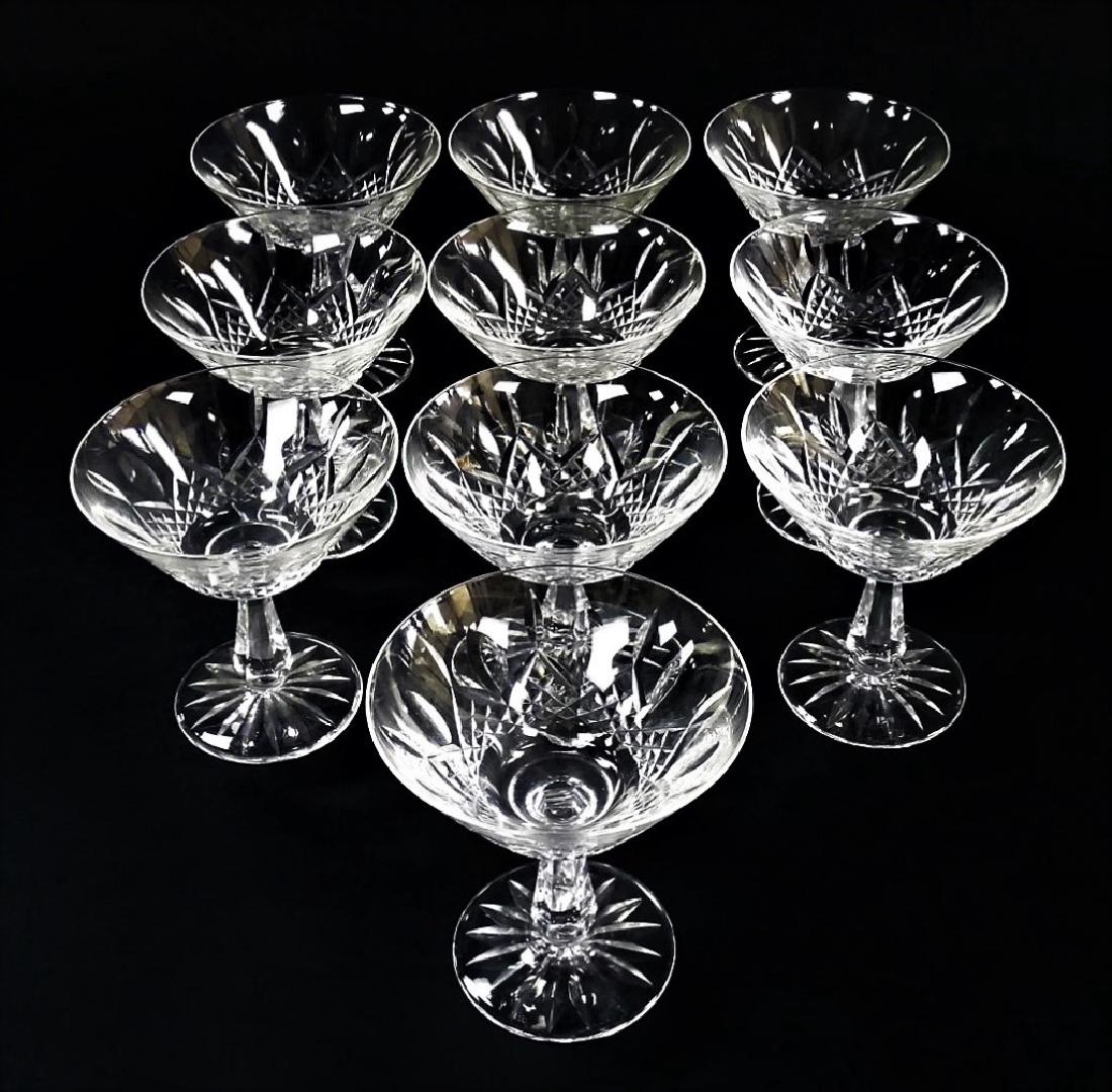10 WATERFORD CRYSTAL LISMORE SHERBET GLASSES (1 of 4)