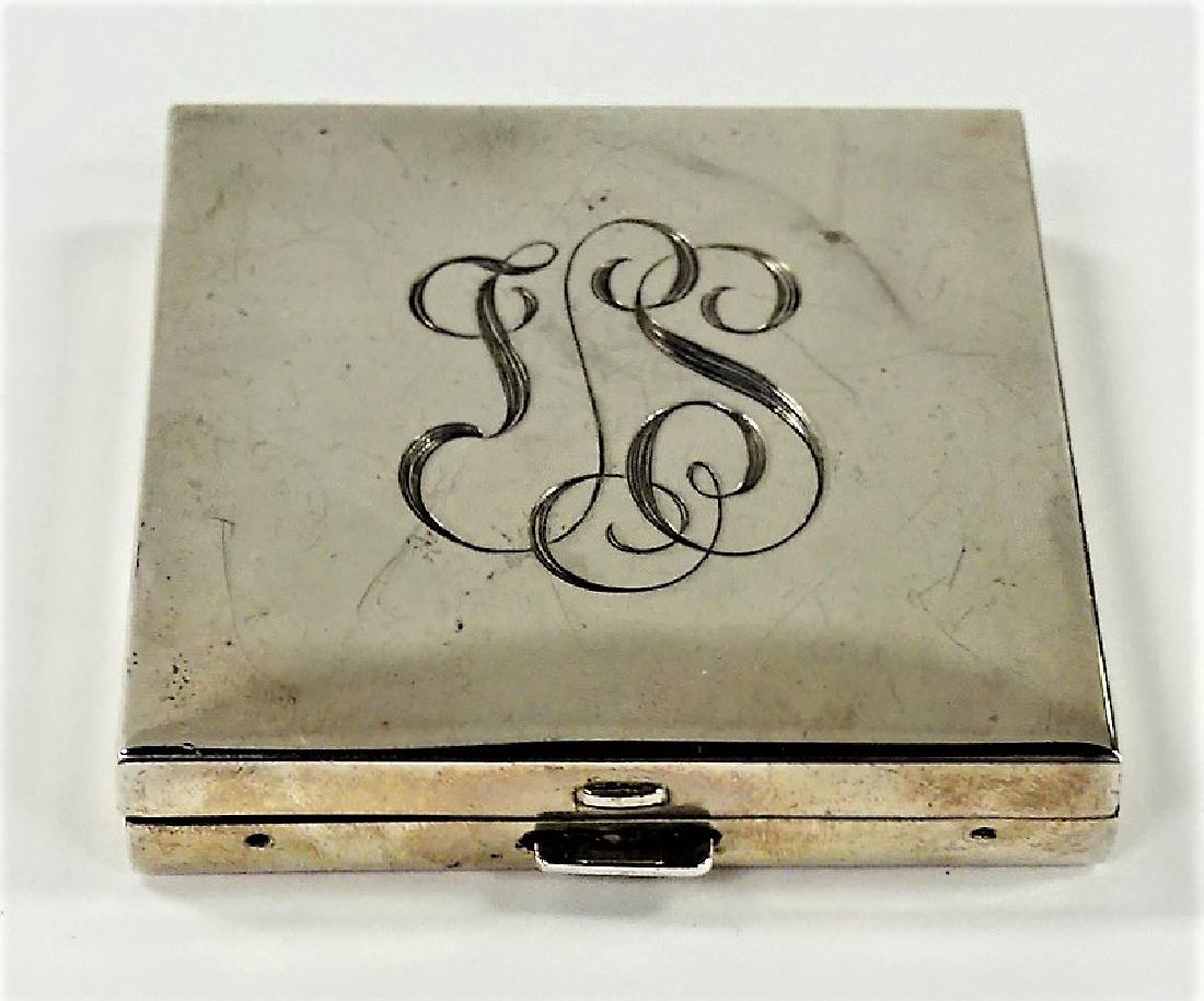 CARTIER STERLING SILVER LADIES COMPACT (1 of 3)