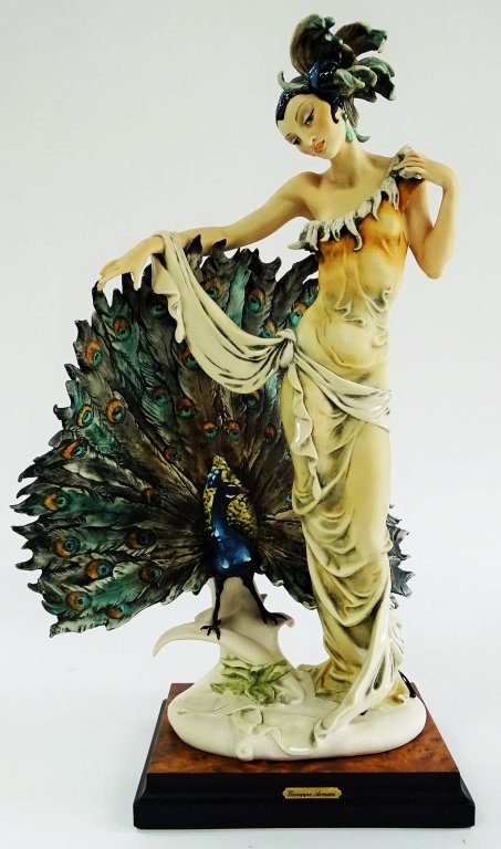GUISEPPE ARMANI TITLED "ISADORA" FIGURINE: Large Giuseppe Armani titled "Isadora" #633-C figurine. COA and original box included. Limited edition 134/3000. Measures approximately 18" tall. We will not ship this item. We can refer local shipper