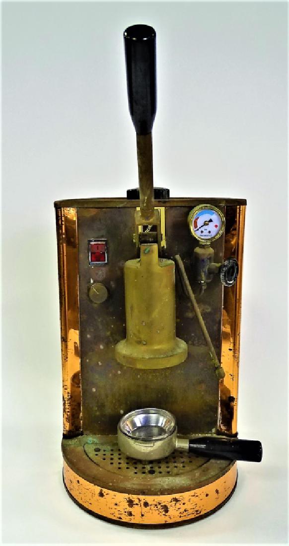 ITALIAN STYLE COPPER & BRASS ESPRESSO MACHINE (1 of 7)