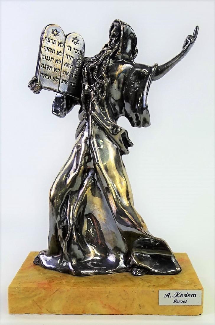 A.KEDEM STERLING SCULPTURE MOSES & 10 COMMANDMENTS (1 of 3)