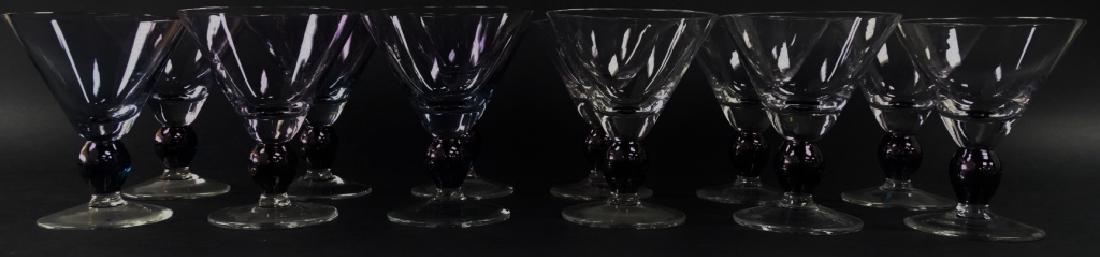 12 VINTAGE ITALIAN LOW BALL MARTINI GLASSES: 12 Vintage Italian low ball martini Glasses measuring approx 5 " tall. Will not ship can refer local shippers.