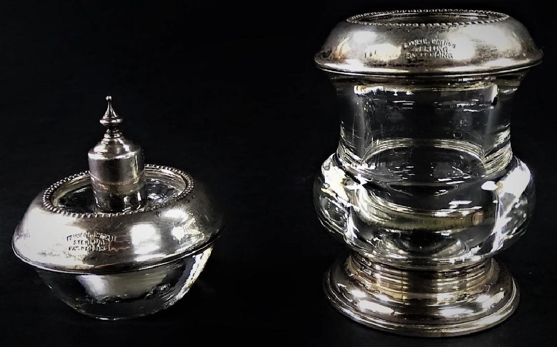 FRANK WHITING STERLING OVERLAY SMOKING SET (1 of 3)