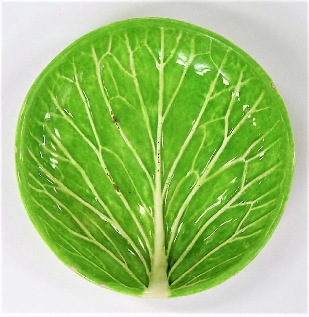RARE DODIE THAYER LETTUCE WARE CANAPE PLATE (1 of 2)