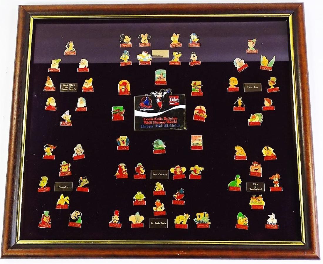 Coca Cola Walt Disney 60 Pin 15th Anniversary Set