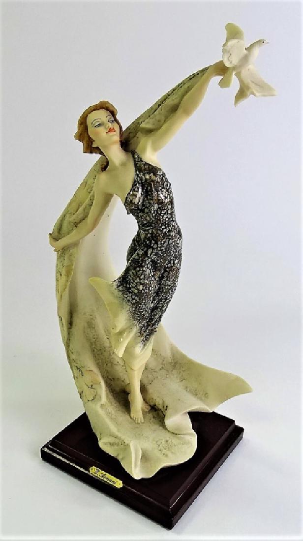 GUISEPPE ARMANI "ASCENT" LADY WITH DOVE FIGURINE (1 of 4)