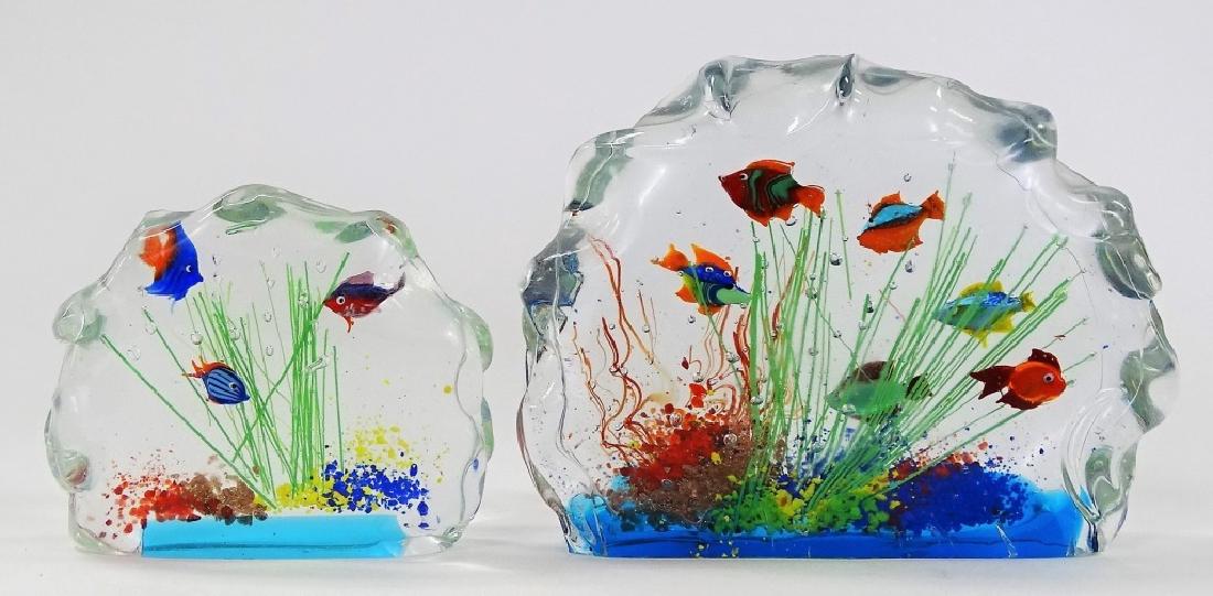 2 MURANO GLASS AQUARIUMS (1 of 3)
