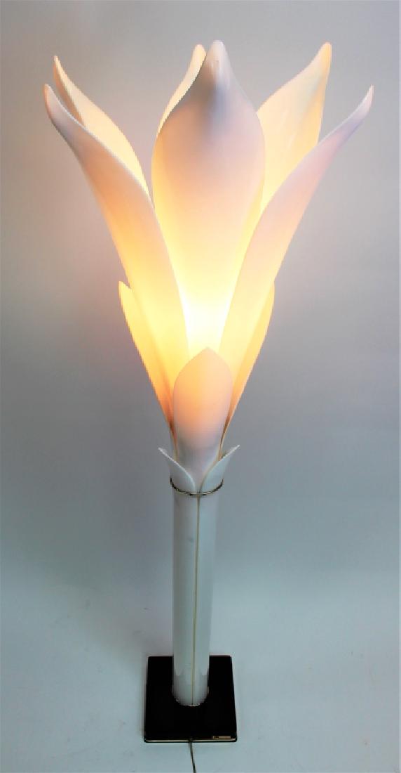 LARGE 20TH C. MAISON ROUGIER FLORIFORM FLOOR LAMP (1 of 2)