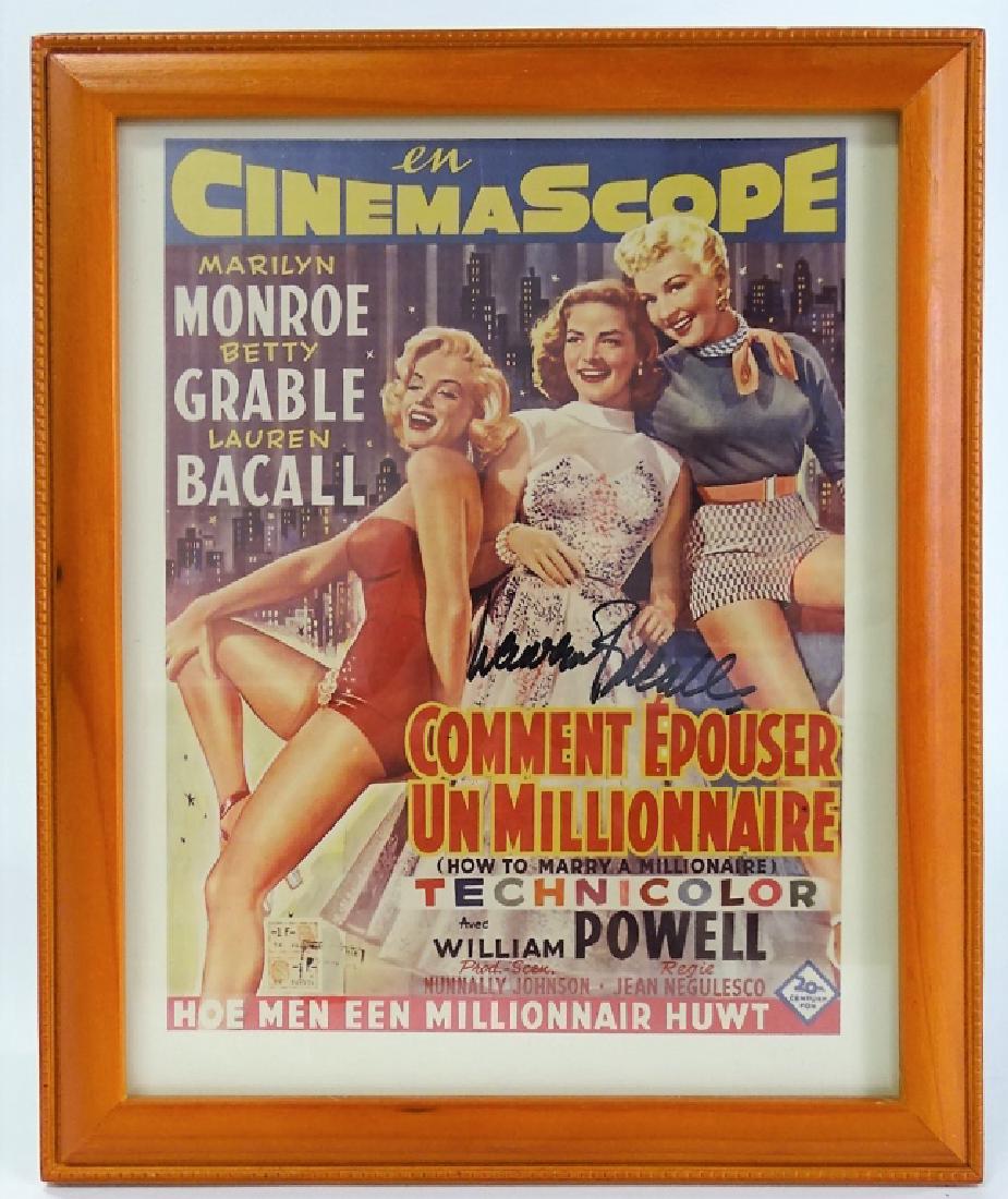THE CINEMA SCOPE SIGNED PAGE LAUREN BACALL (1 of 3)